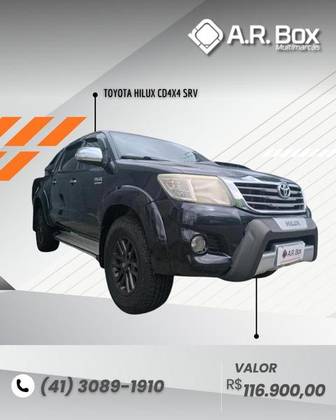 TOYOTA HILUX SW4 3.0 SRV 4X4 16V TURBO INTERCOOLER DIESEL 4P AUTOMÁTICO